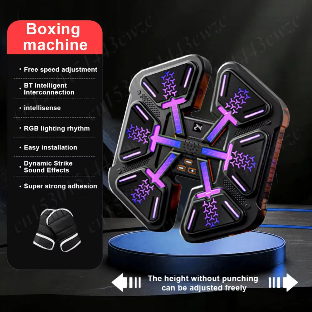 Smart Music Boxing Machine Music Boxing Trainer Boxing Training Punching Equipment Wall-Mounted Boxing Wall Target