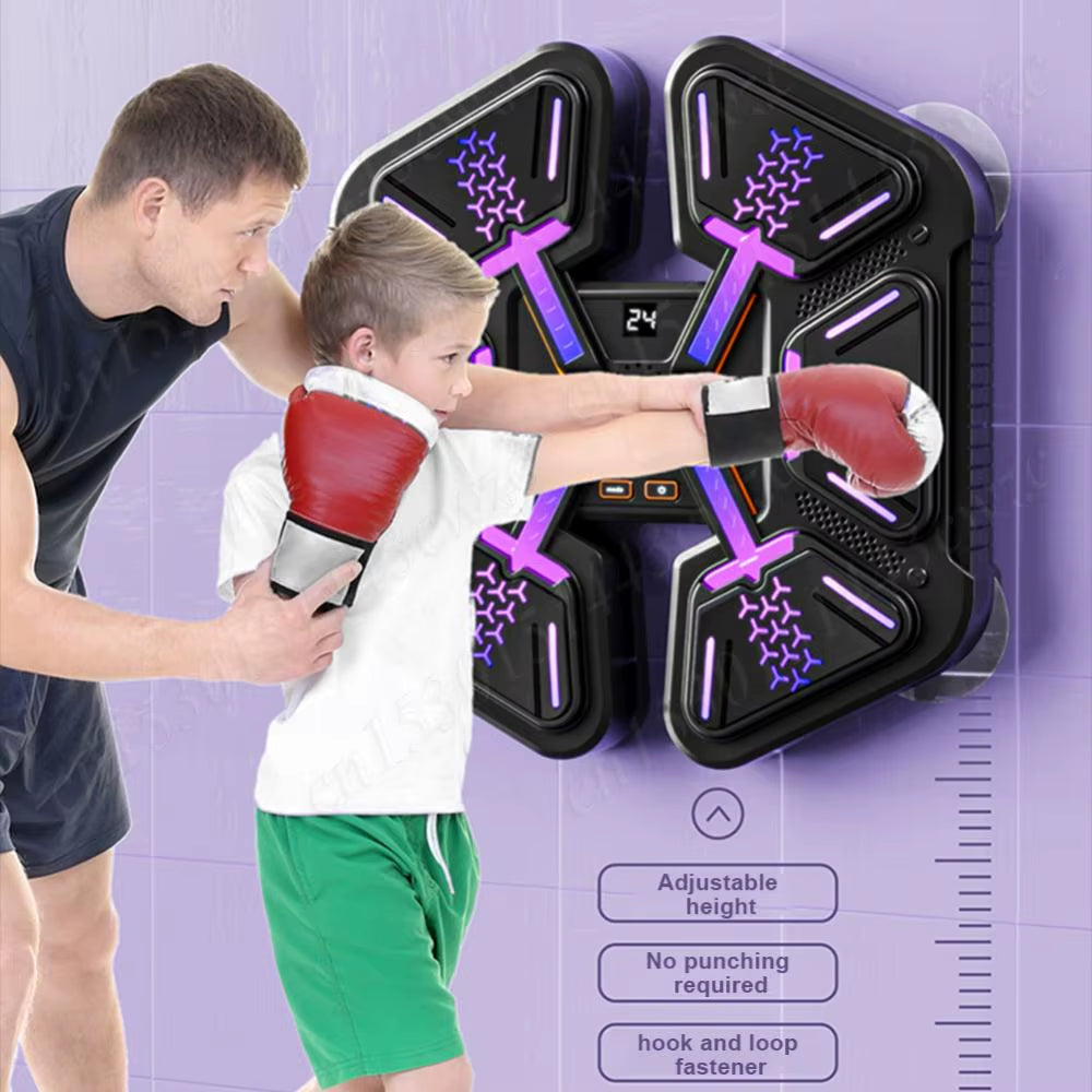 Smart Music Boxing Machine Music Boxing Trainer Boxing Training Punching Equipment Wall-Mounted Boxing Wall Target