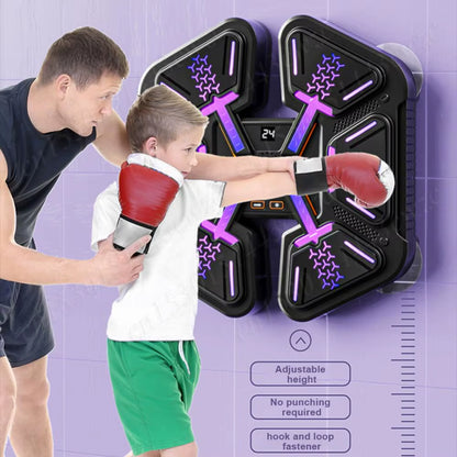 Smart Music Boxing Machine Music Boxing Trainer Boxing Training Punching Equipment Wall-Mounted Boxing Wall Target